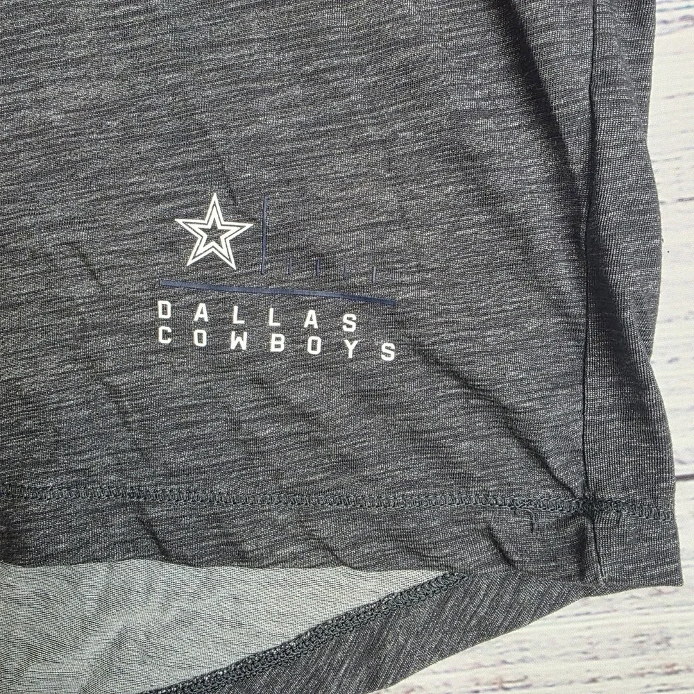 Nike Dallas Cowboys NFL Team Dri-Fit Hoodie Long Sleeve T-Shirt‎ Mens Large Gray